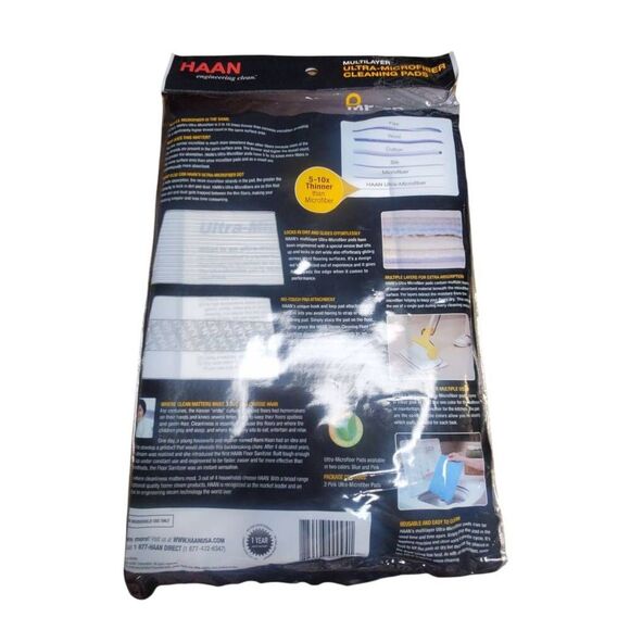 HAAN MF-2P Multiplayer Ultra Microfiber Cleaning Pads 2-pack FS-20, FS-30, FS-50 - Picture 4 of 4